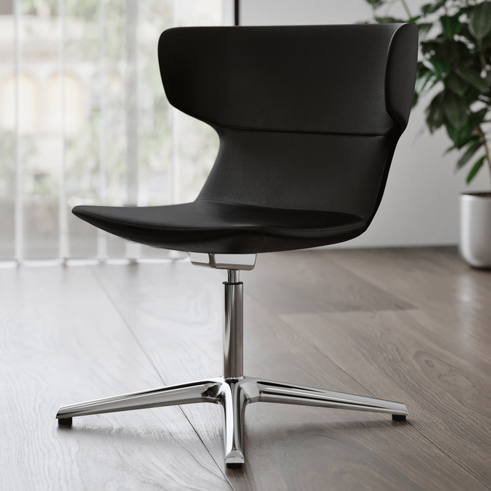 Covey Leather Guest Chair