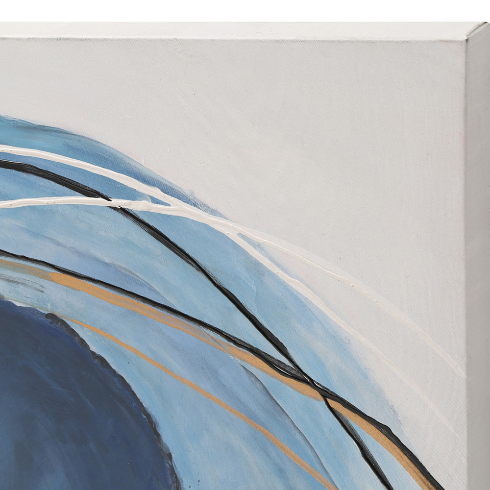 Inkwell Ripples Canvas Art 80" x 50"