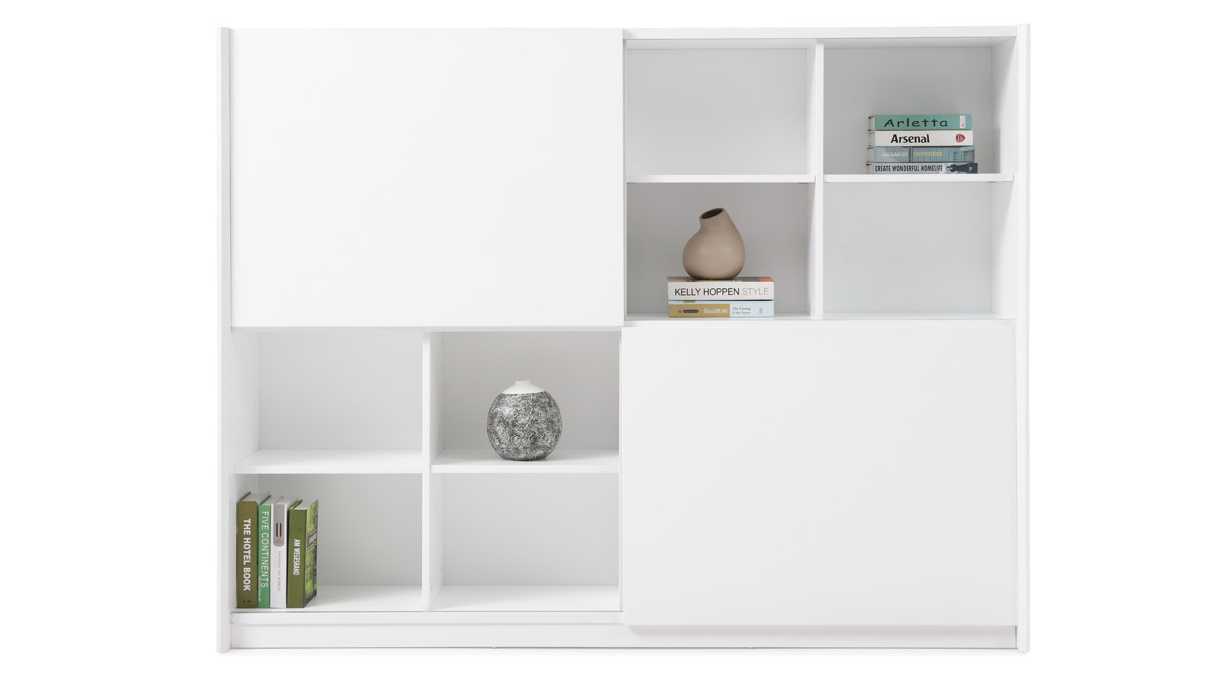 White discount lacquer bookcase