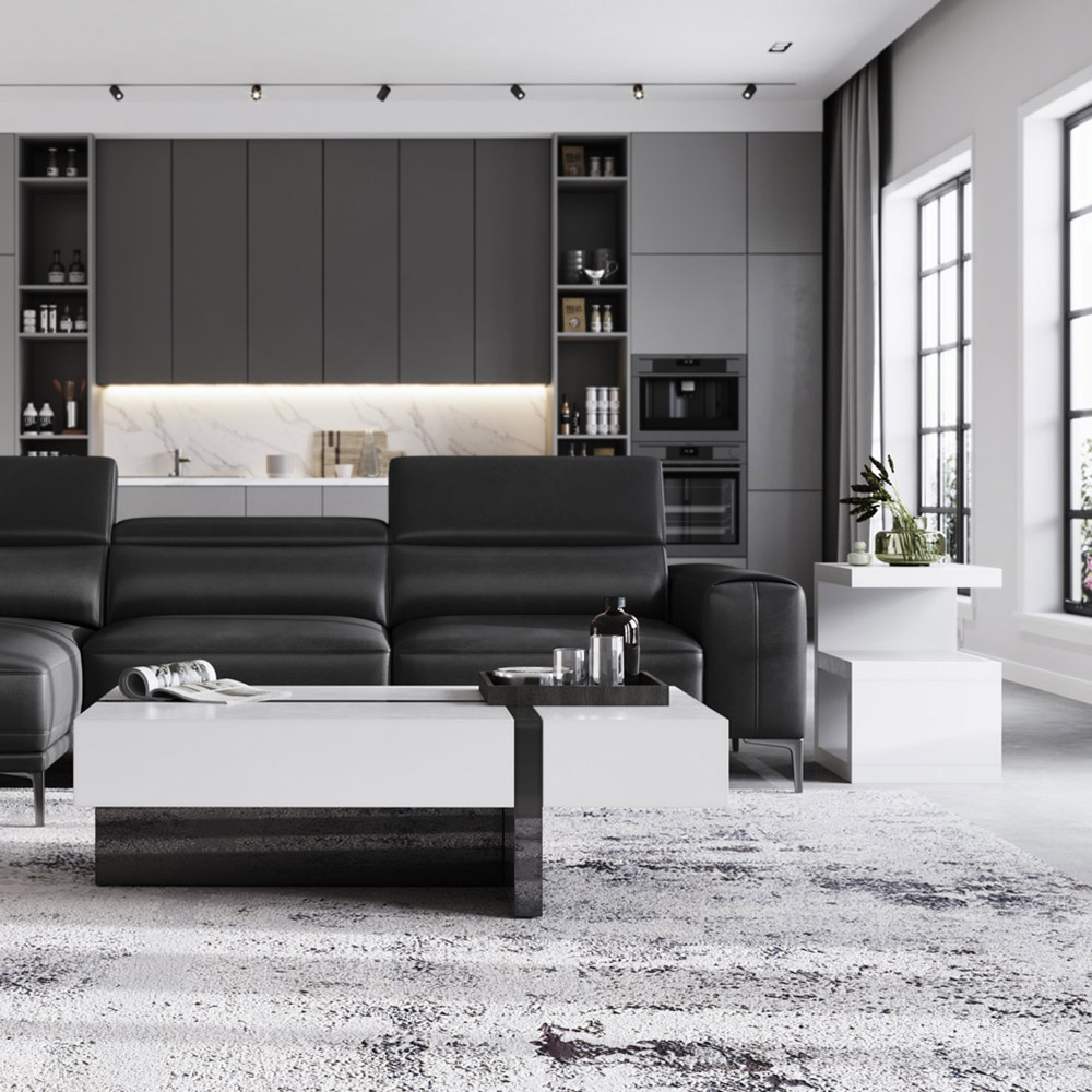 Jayden Side Table - White