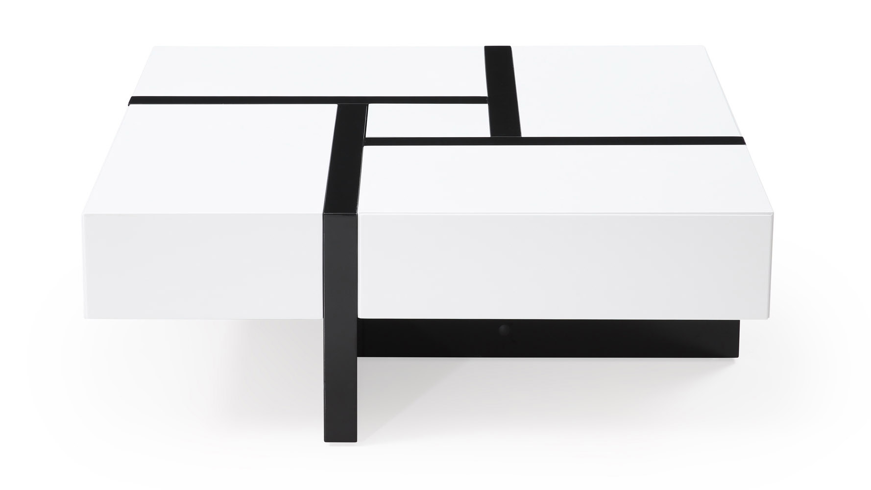 Mcintosh Square Coffee Table White And Black Mcintosh Square Coffee Table White And Black