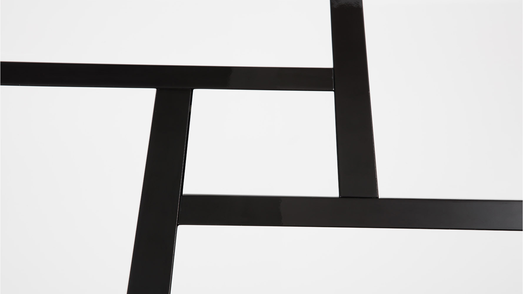 McIntosh 40" Square Coffee Table White and Black