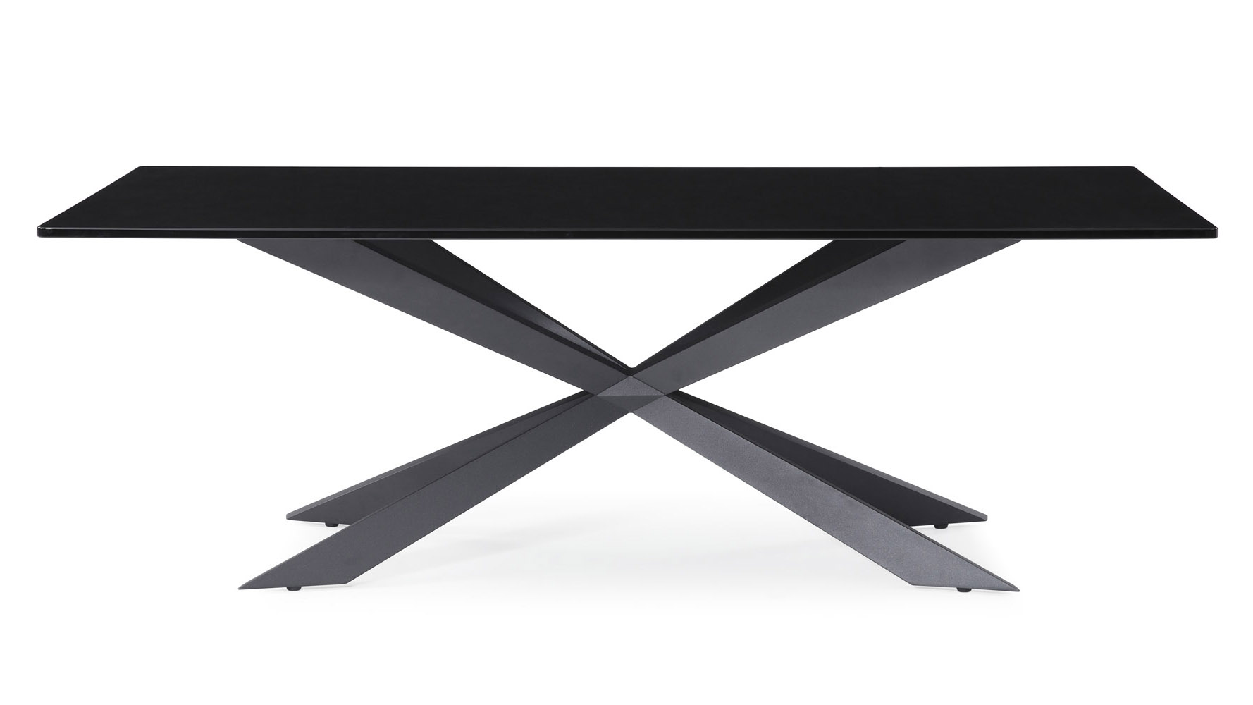 Burton Modern Coffee Table Oversized 51 Inch In Smoked Glass With - Burton Modern Coffee Table Oversized 51 Inch In Smoked Glass With