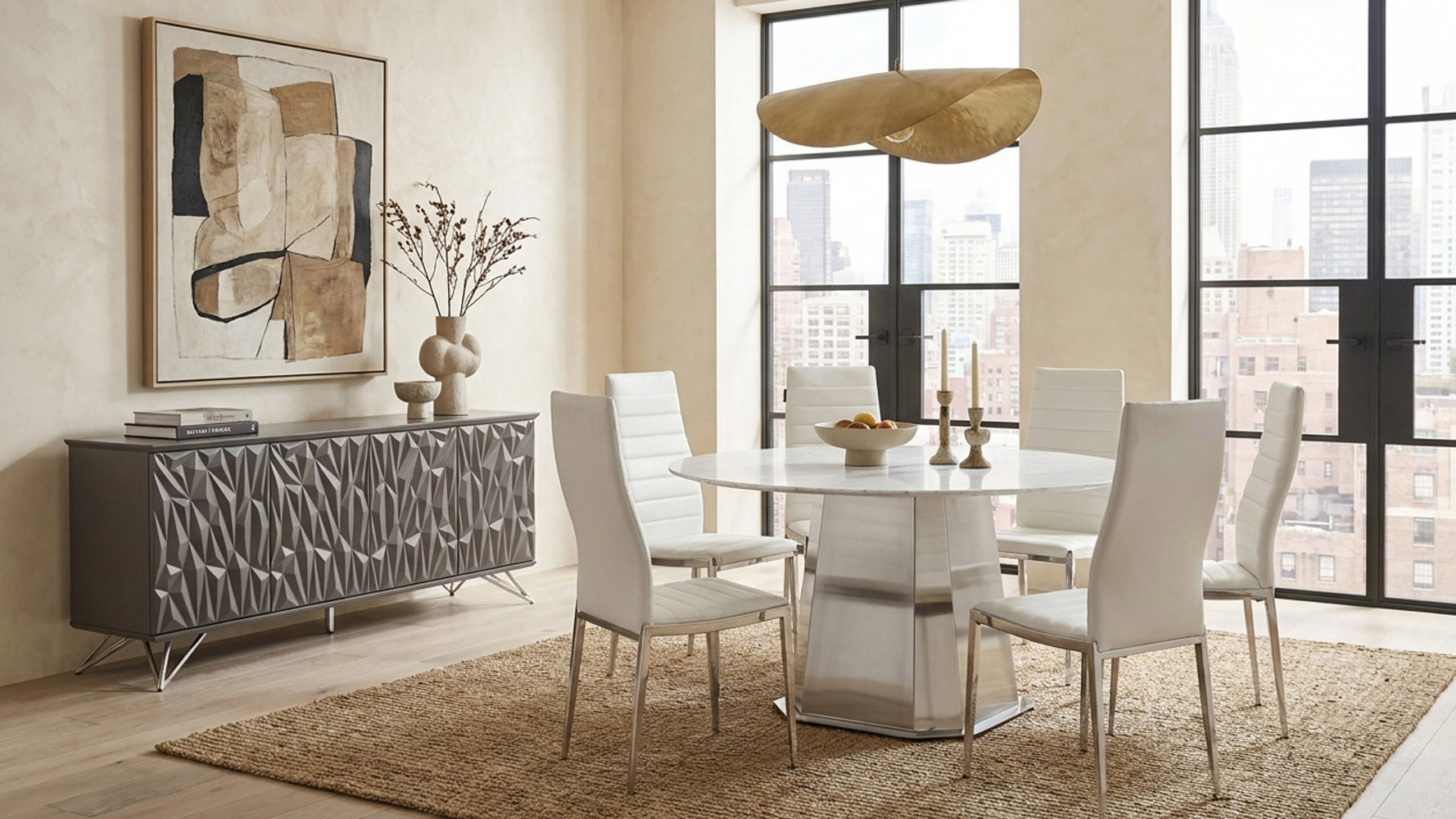eterite VA814 セット Vortice Sideboard - Gray