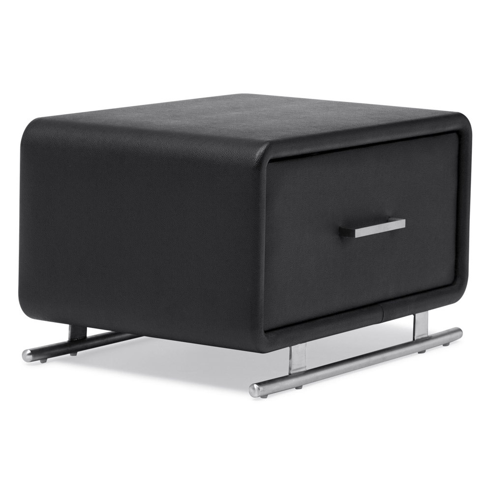 Vetro Side Table Black