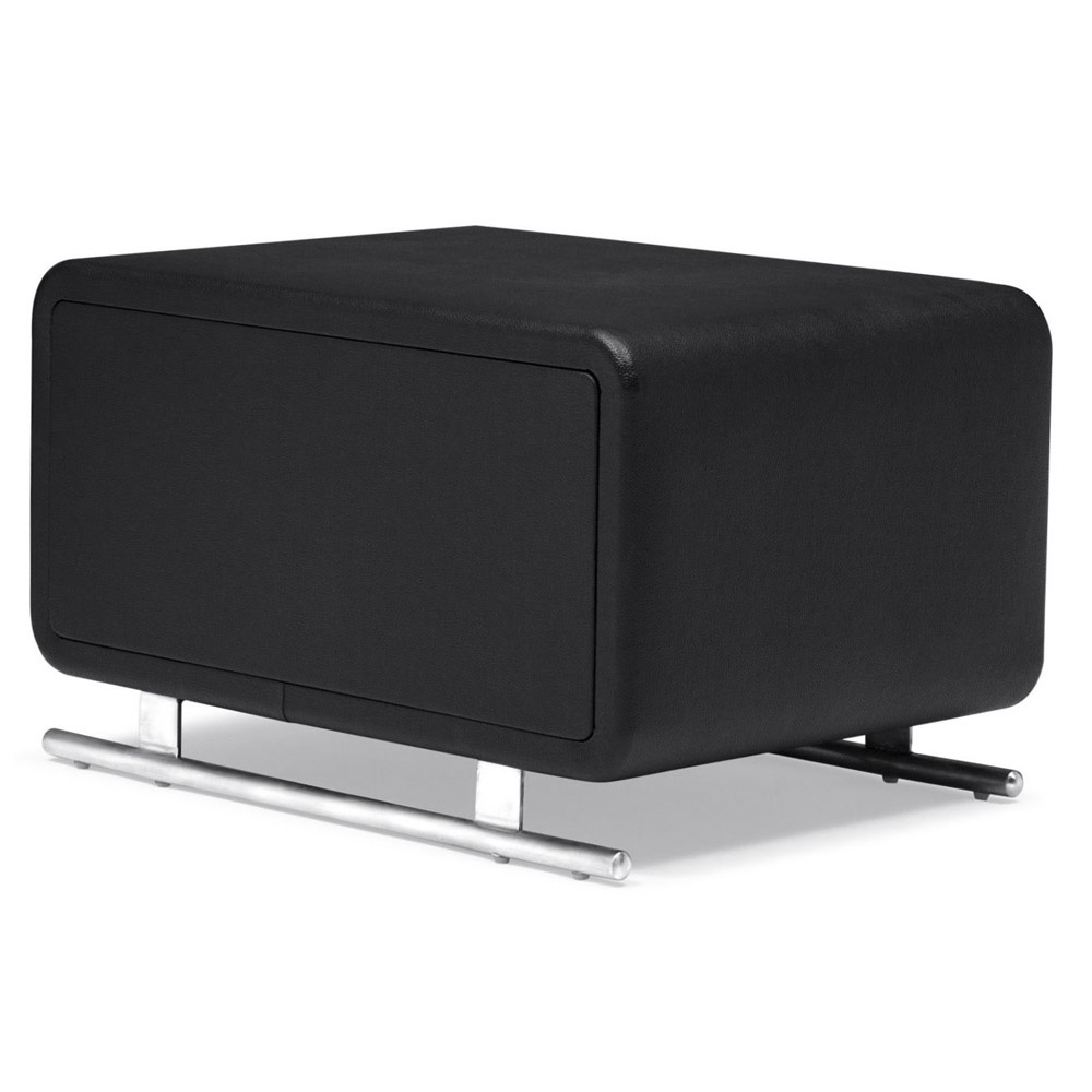 Vetro Side Table Black