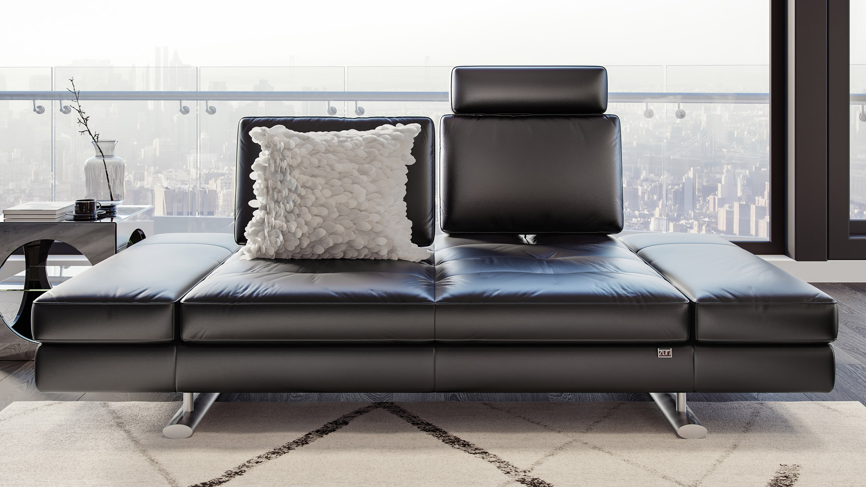 Bentley Leather Sofa and Loveseat Set