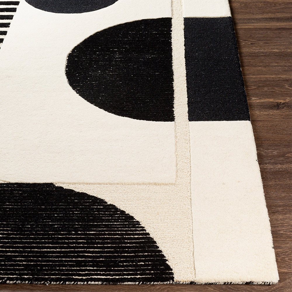 Brooklyn Black and Cream Rug