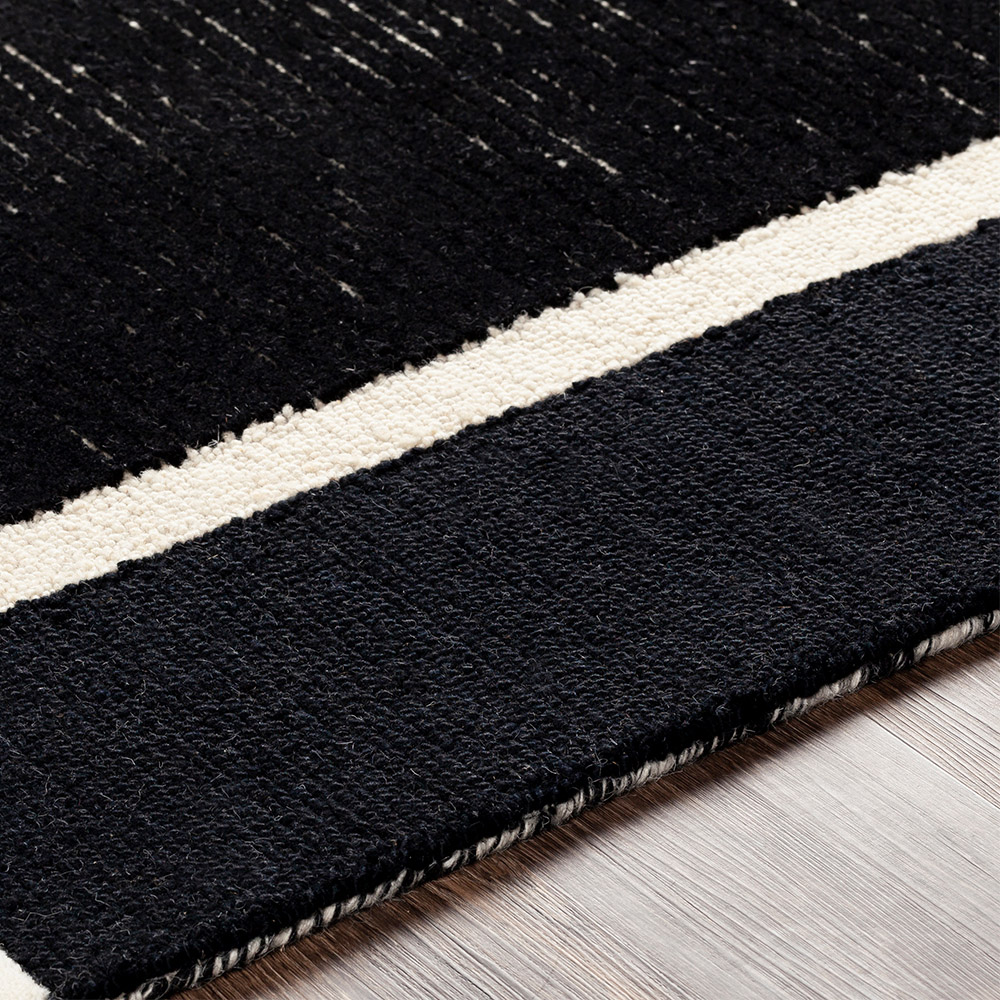 Brooklyn Black and Cream Rug