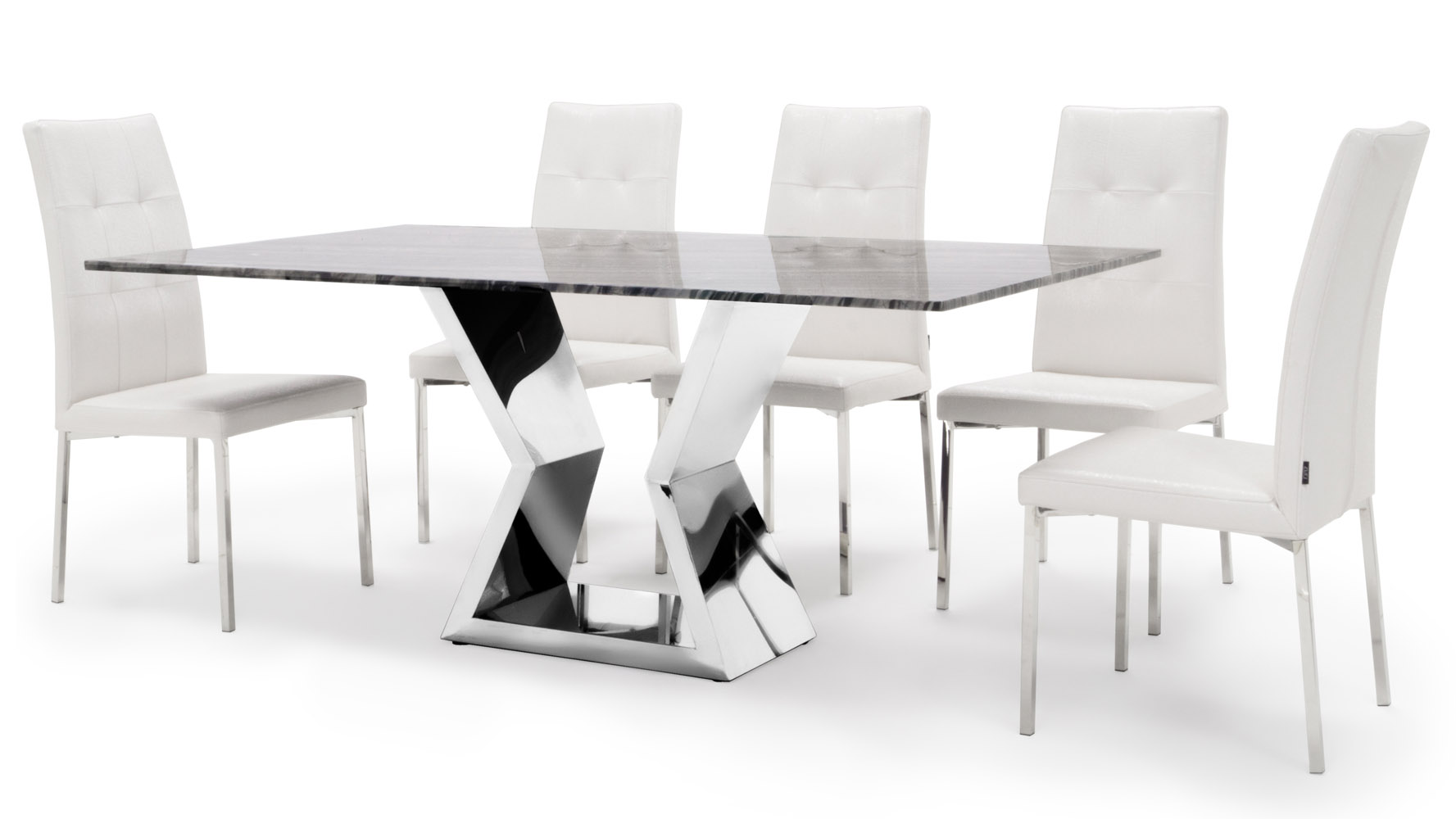Grigio Dining Set 6 Chairs