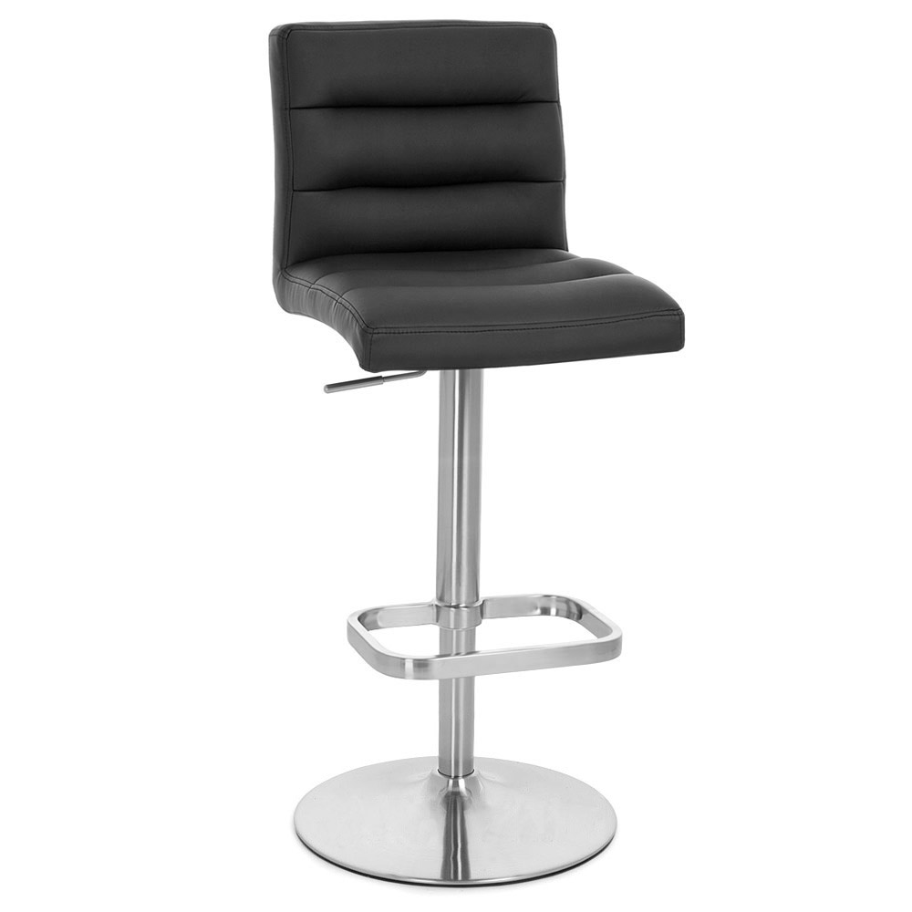 Lush Adjule Height Swivel Armless Bar Stool Zuri Furniture