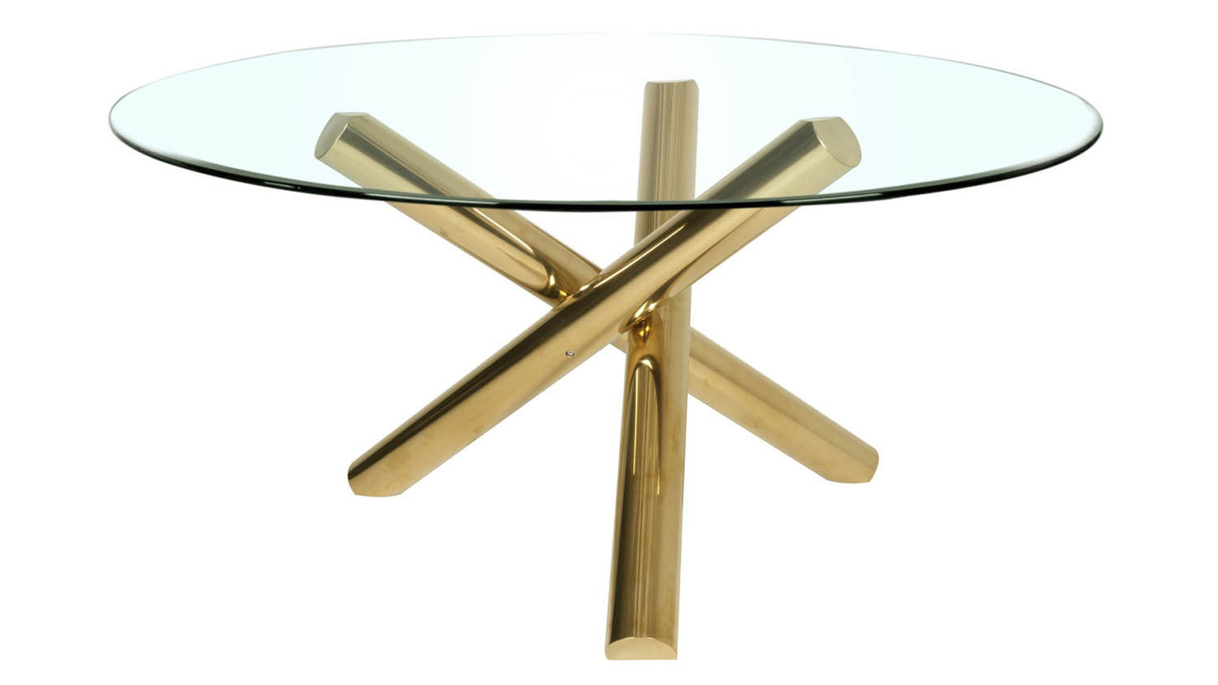 Maia 60" Round Clear Glass Dining Table Top | Zuri Furniture