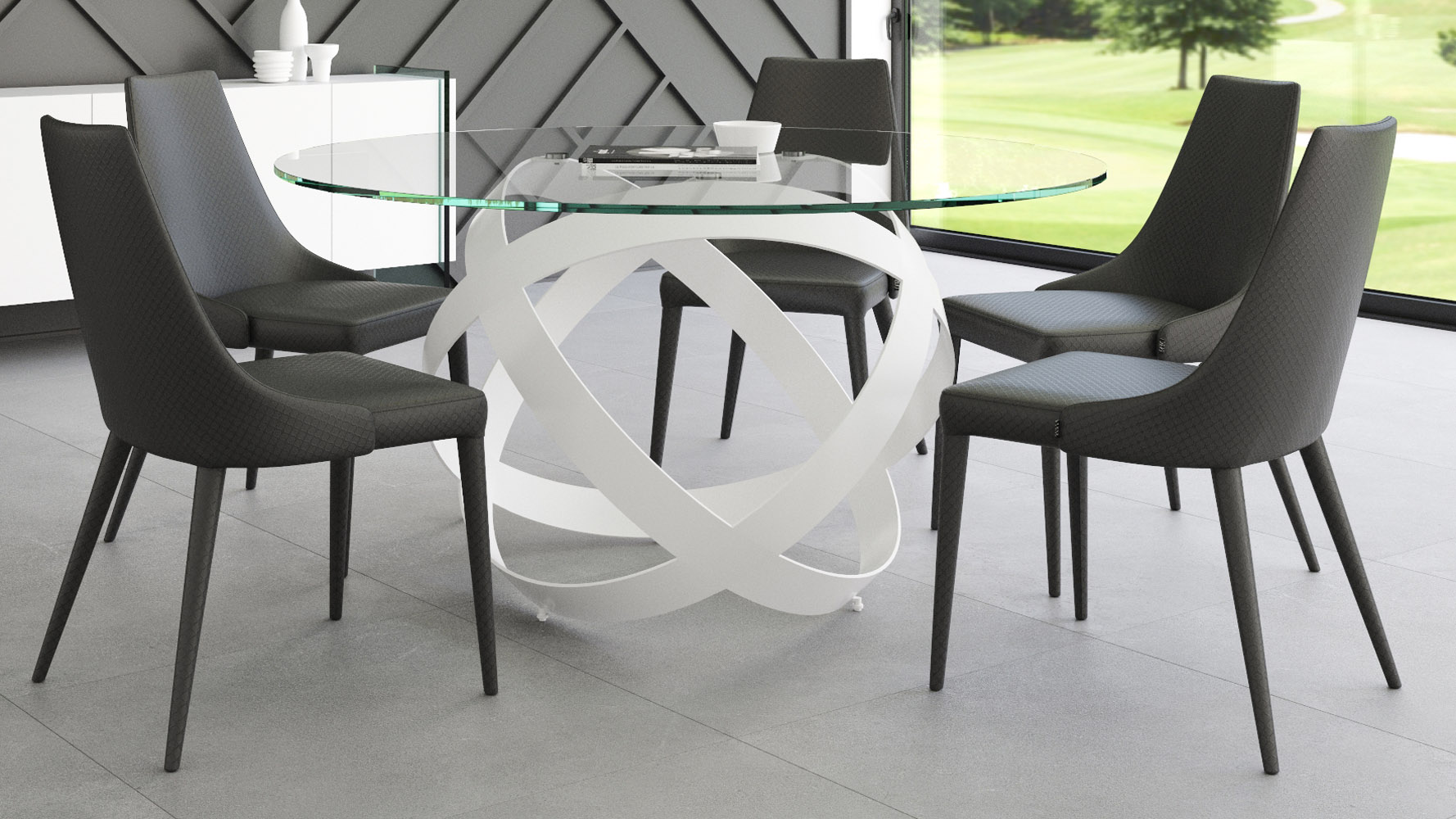 72 inch round to oval pedestal table seats 12 Mambo 59" Round Dining Table