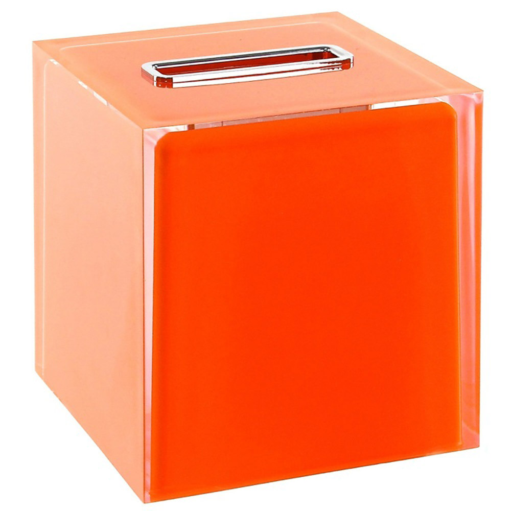 1.5 L x 5.71 W Pink 1.5 L x 5.71 W Nameek/'s Gedy RA02-76 Rainbow Square Tissue Box Black