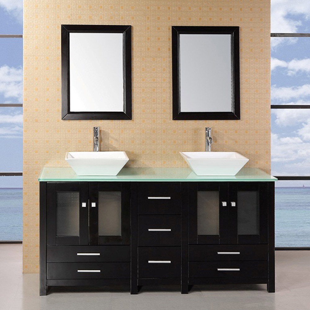 Bellona 61 Double Sink Vanity Set Zuri Furniture