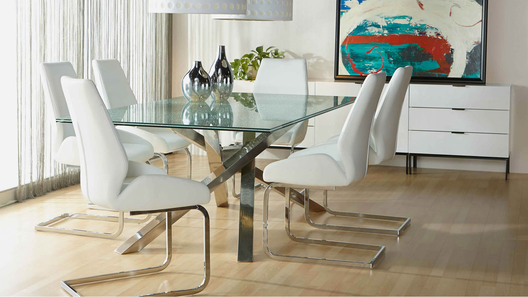 Crackled 84" x 44" Large Dining Table Top | Zuri Furniture