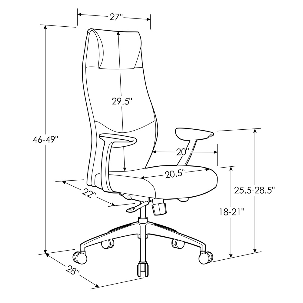 Franklin Leather Executive Chair