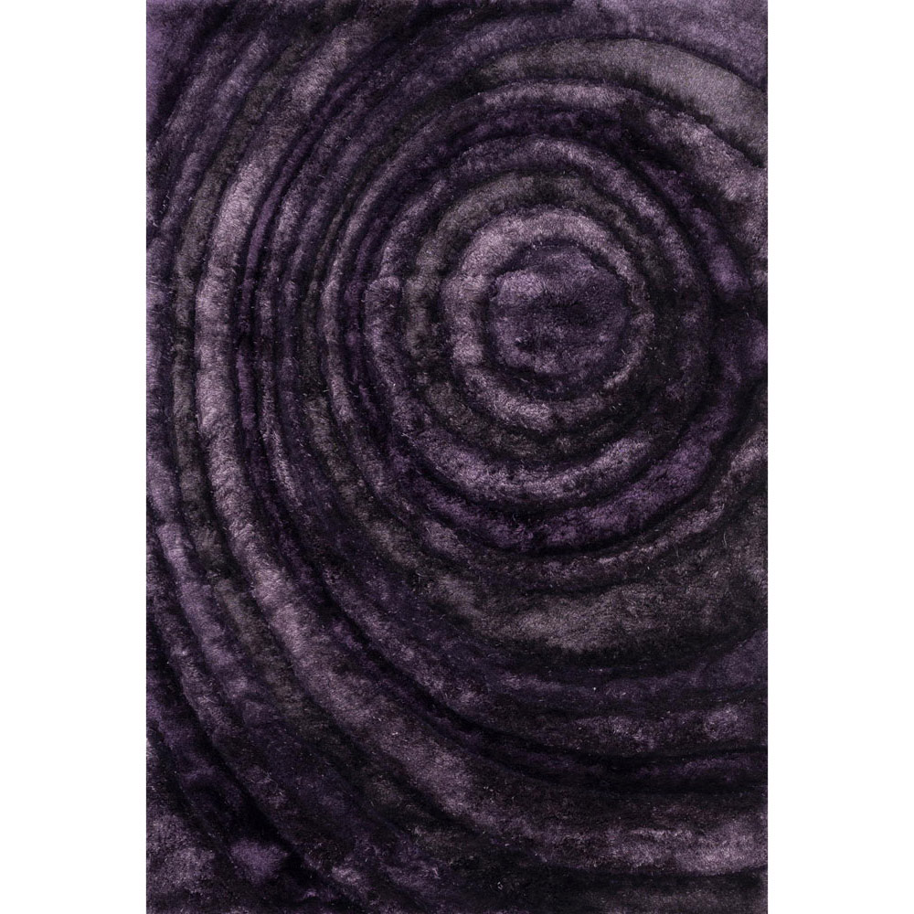 Galaxy Eggplant Shag Rug