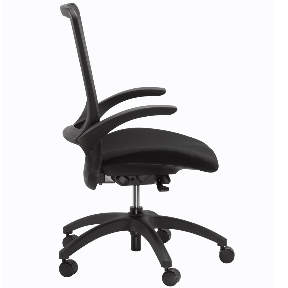 Hawk Mesh Back Swivel Chair with Fabric Seat