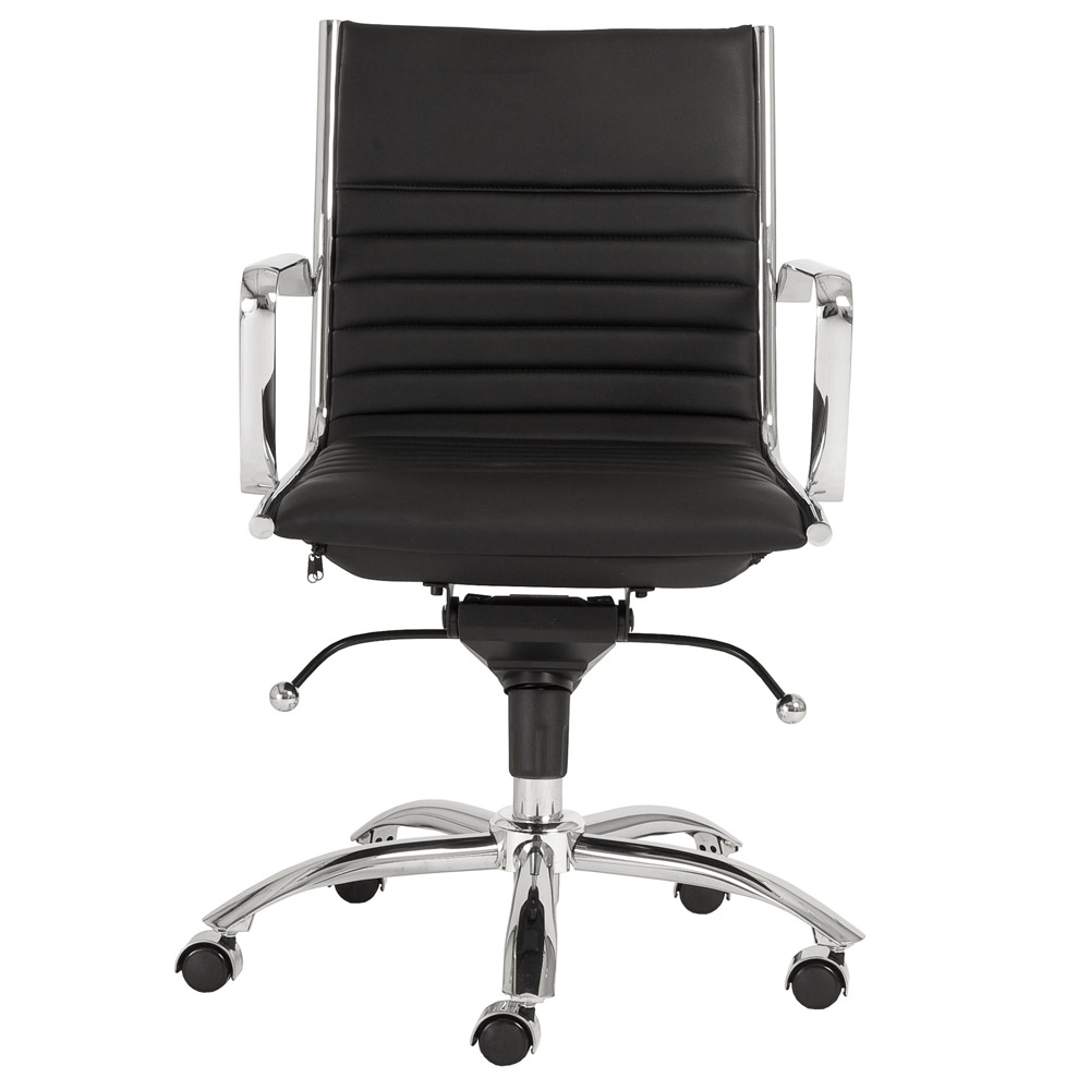Kinsey Low Back Office Chair Chrome Base