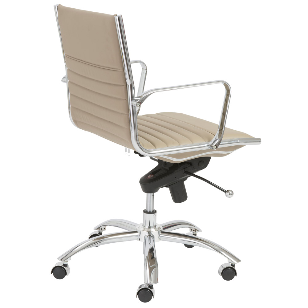 Kinsey Low Back Office Chair Chrome Base