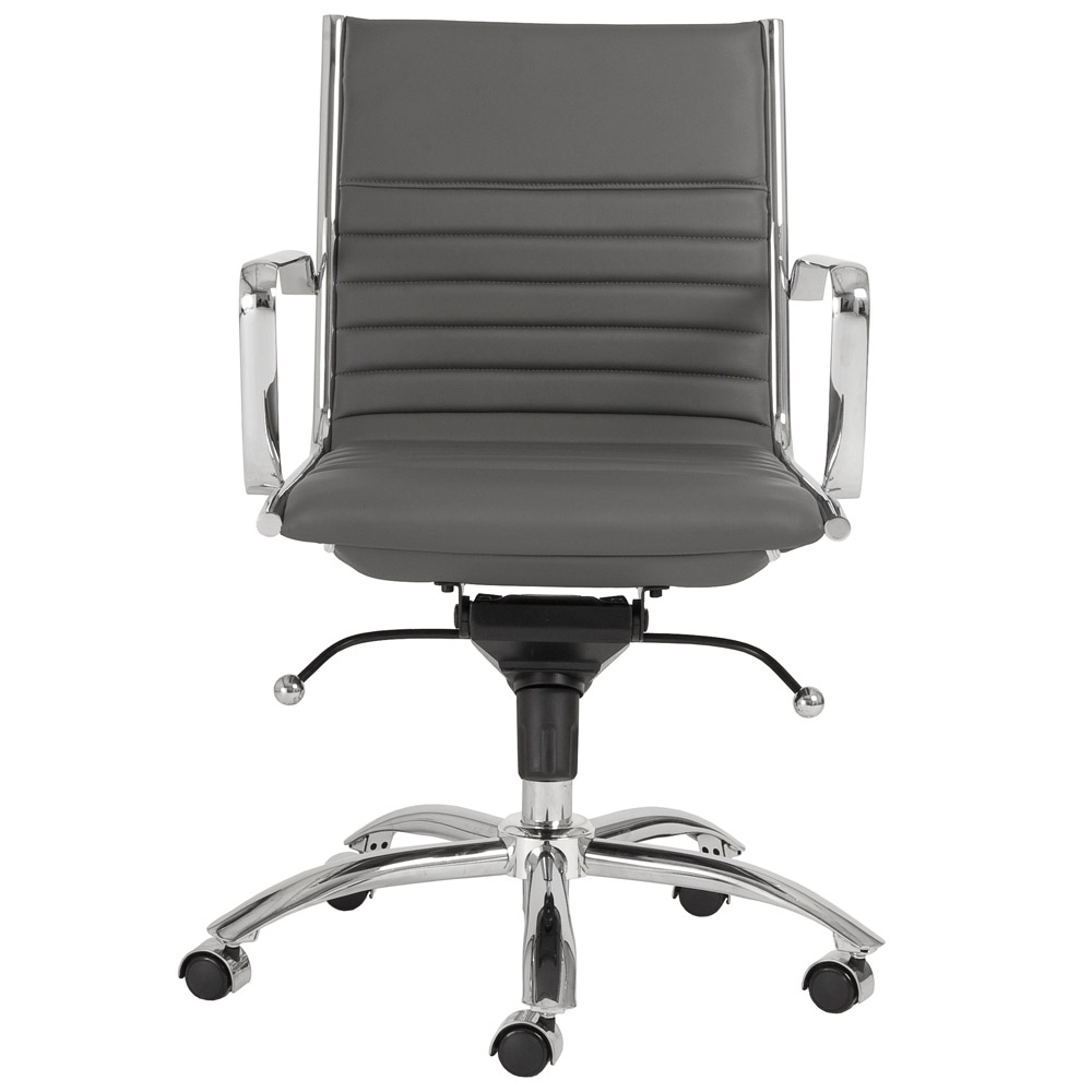 Kinsey Low Back Office Chair Chrome Base