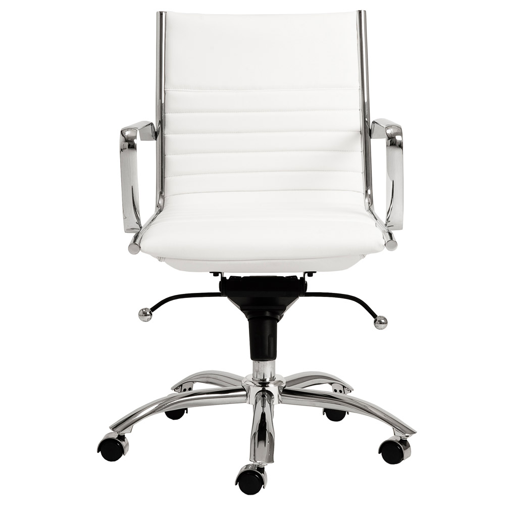 Kinsey Low Back Office Chair Chrome Base