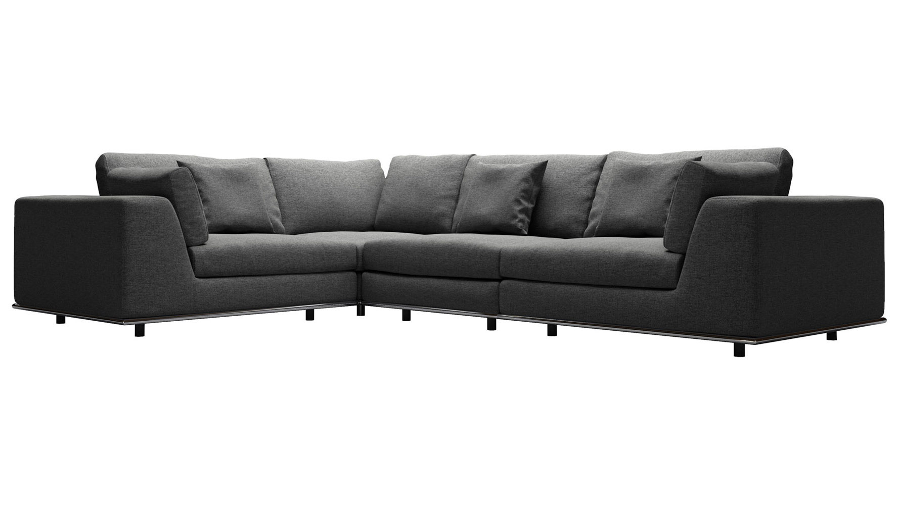 Modern Persis L Sectional Sofa Zuri Furniture Persis L Sectional Sofa