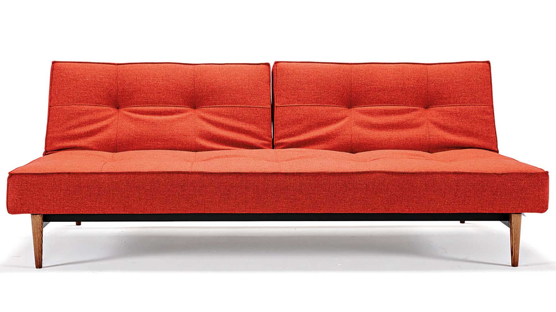 Sofi Split Back Sofabed Wood Base Zuri Furniture