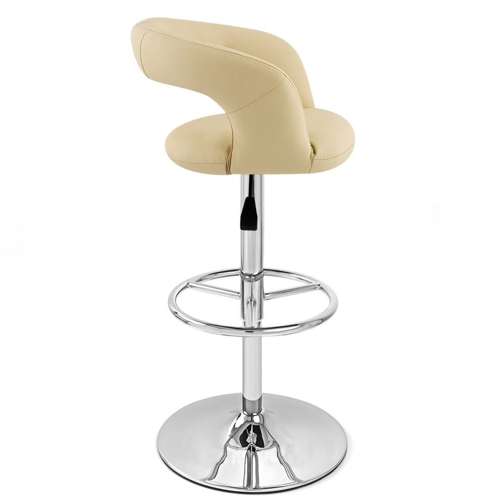 Monza Adjule Height Swivel Armless Bar Stool Zuri Furniture