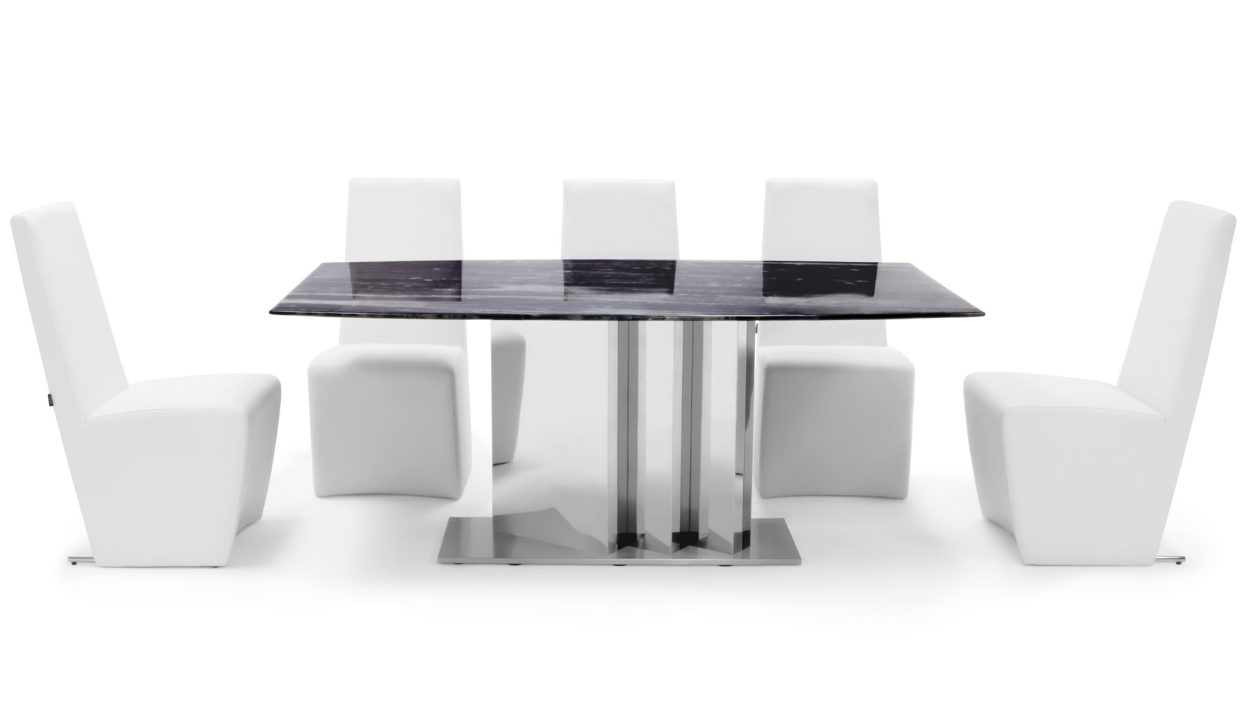 nero dining table set with chairs