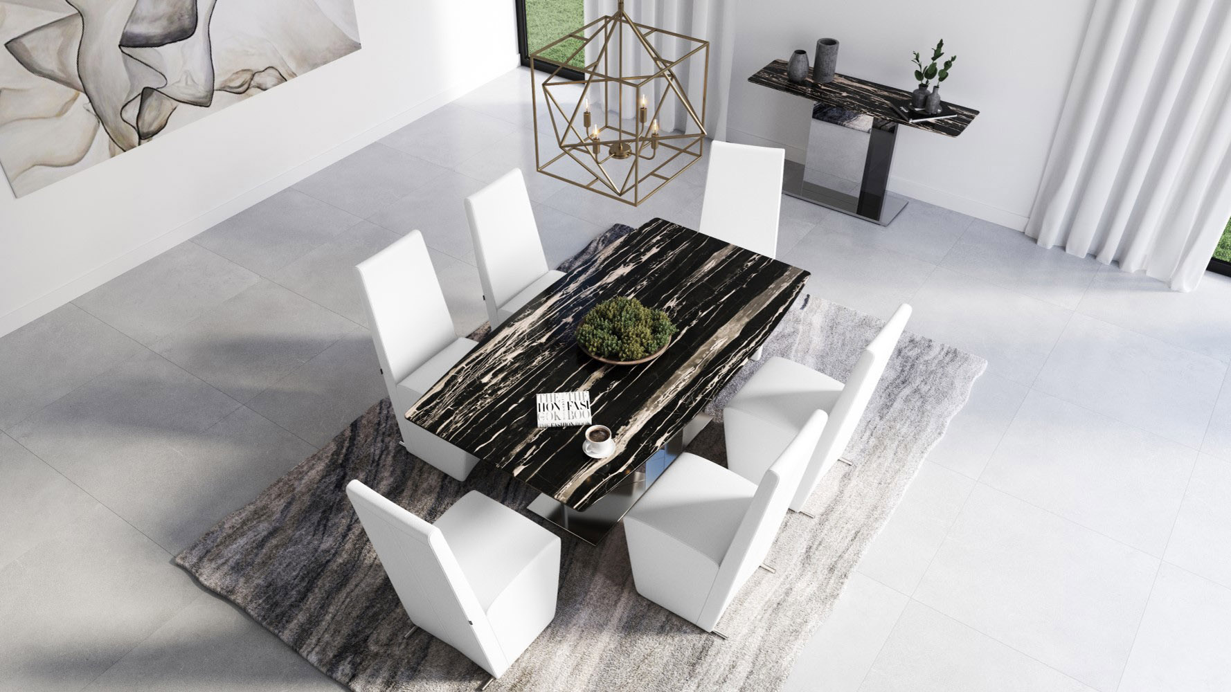 Tulare Dining Table Set with Chairs