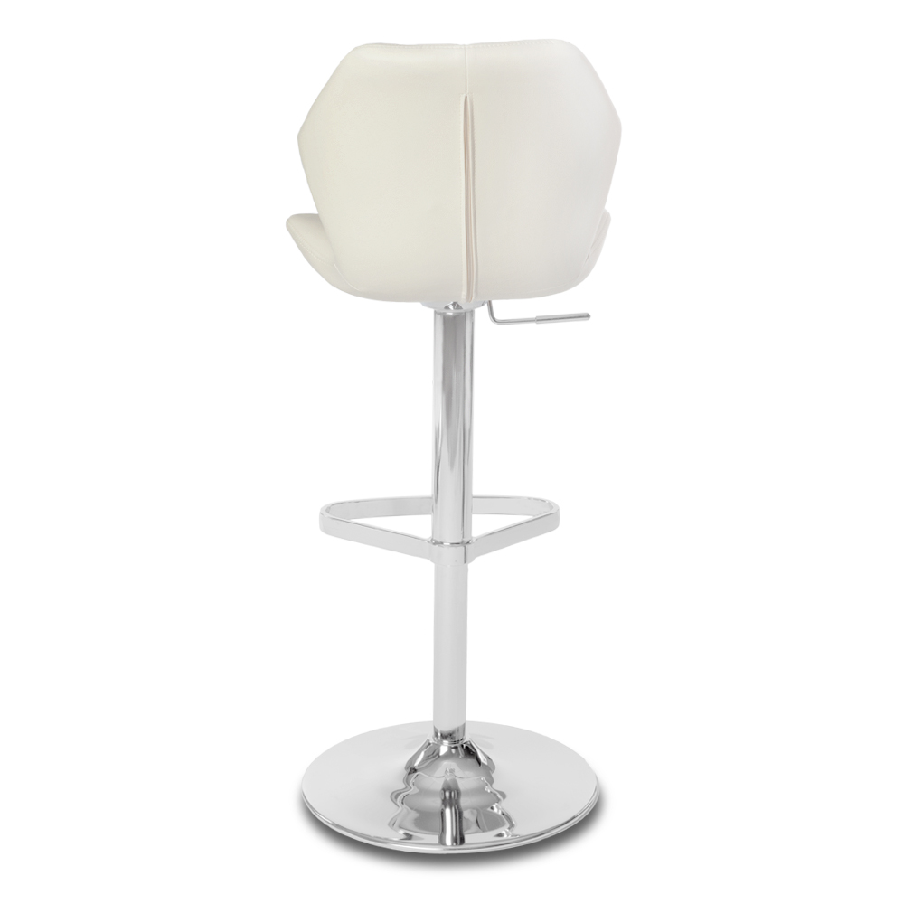 Prism Adjustable Height Swivel Armless Bar Stool Zuri Furniture
