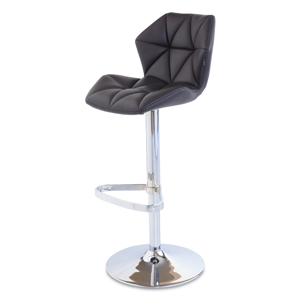 Prism Adjustable Height Swivel Armless Bar Stool Zuri Furniture