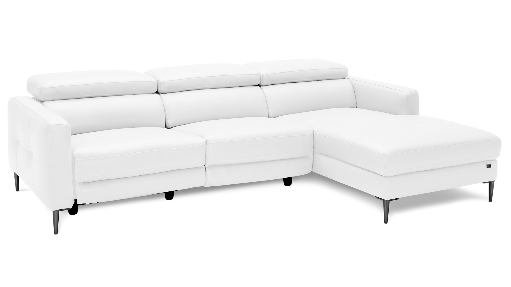 Reno Reclining Sectional White