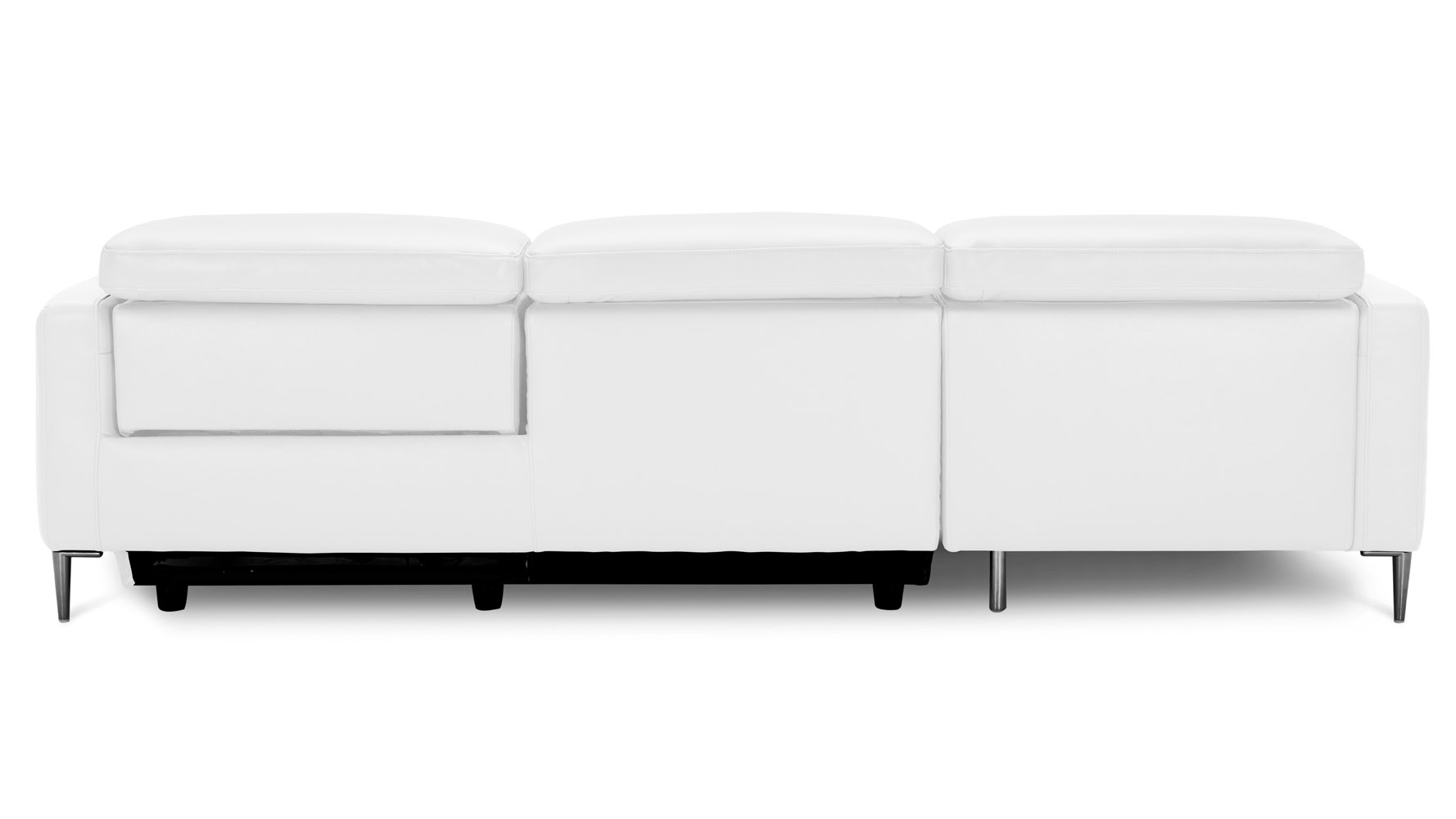Reno Reclining Sectional White