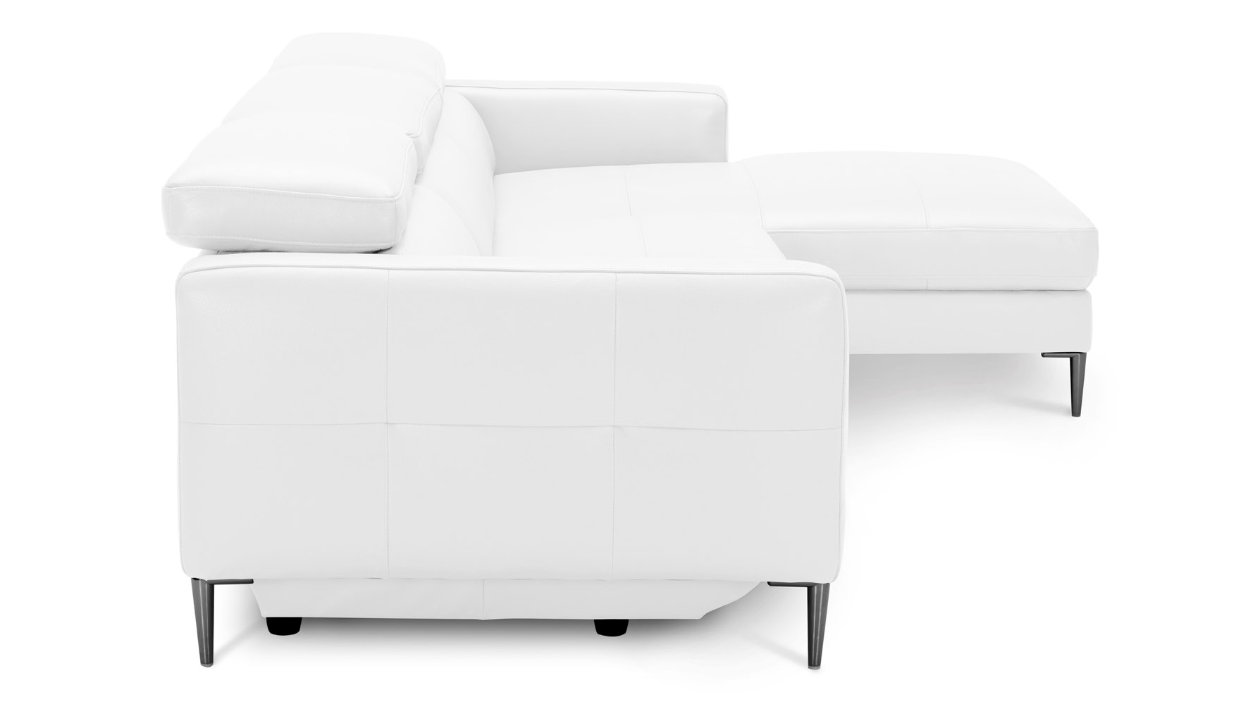 Reno Reclining Sectional White