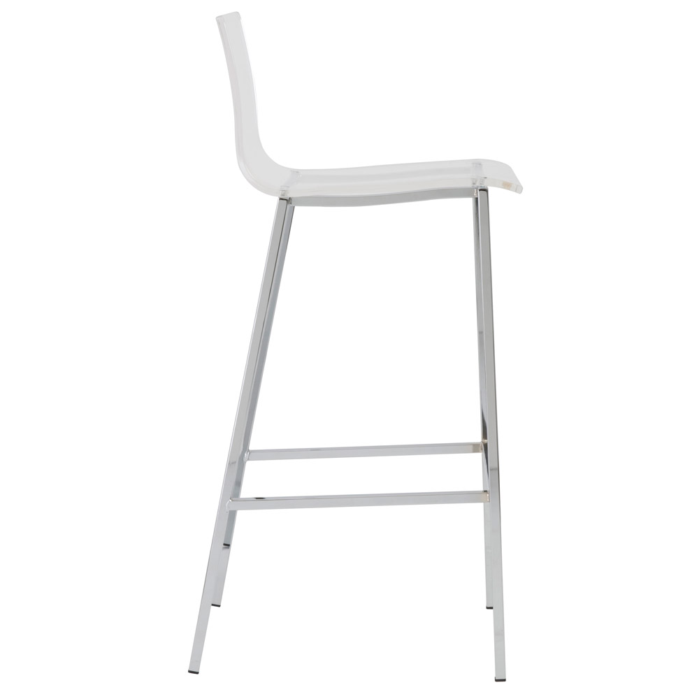 Sia Contemporary Acrylic Bar Stool 2 Piece Set Zuri Furniture