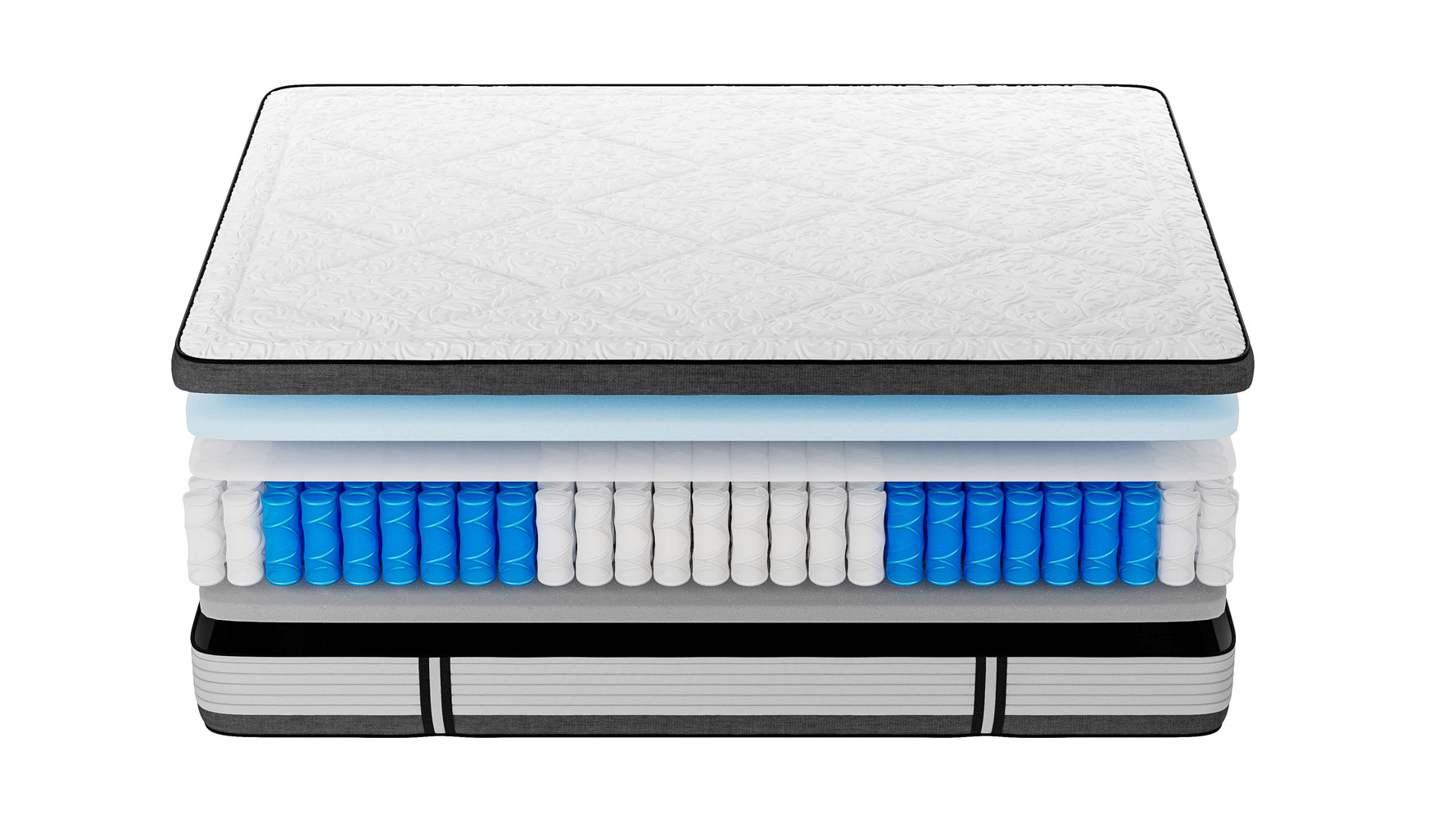 Sonoma 12 Inch Gel Hybrid Mattress Modern & Contemporary Mattresses