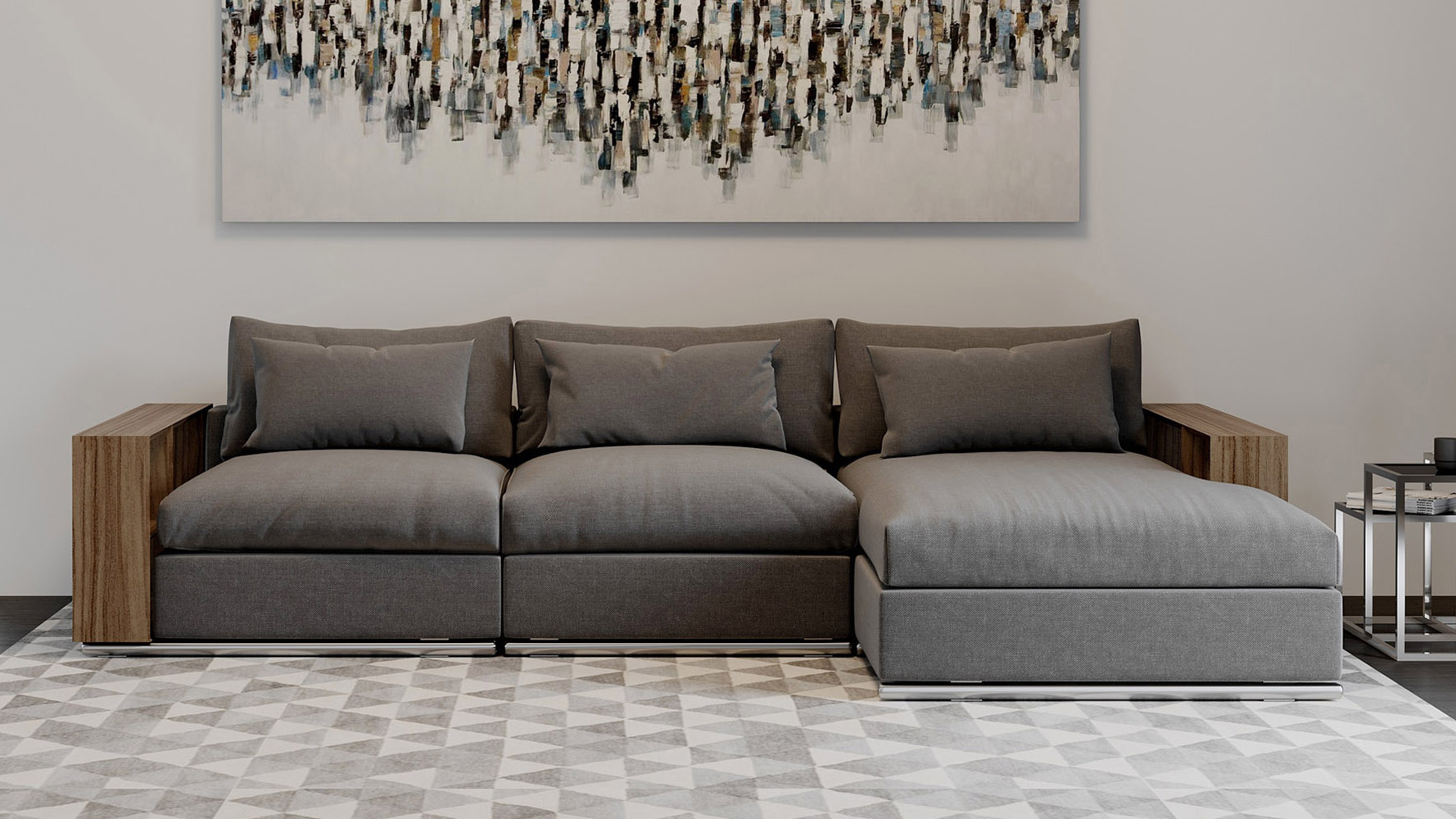 Soriano Sectional - Gray