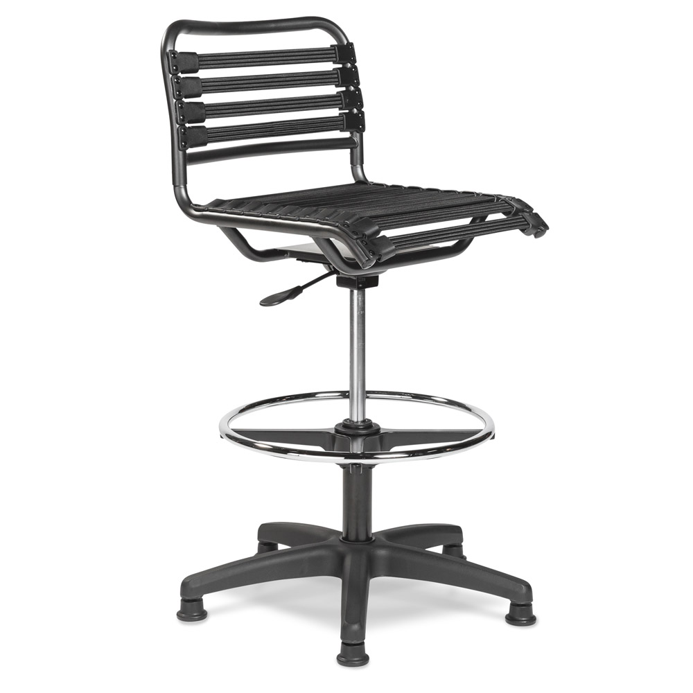 spiracula flat low back drafting stool
