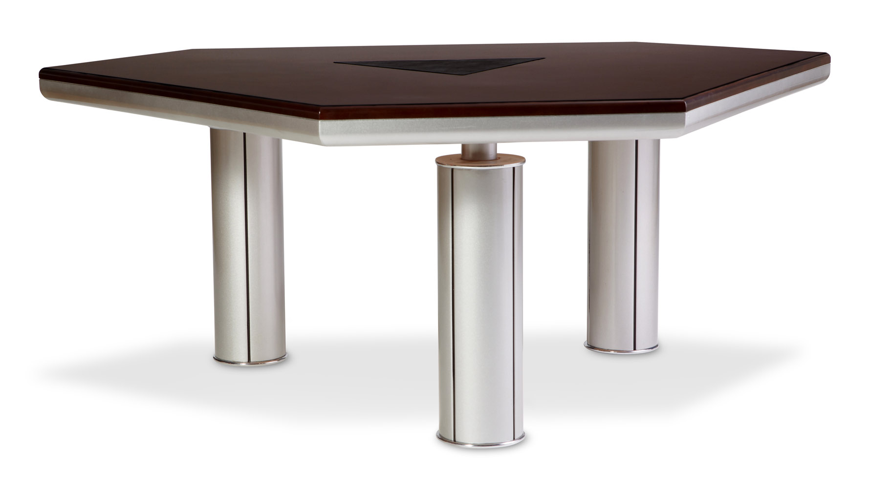 Tyler Modern Conference Table with Woot top and Metal Legs ...