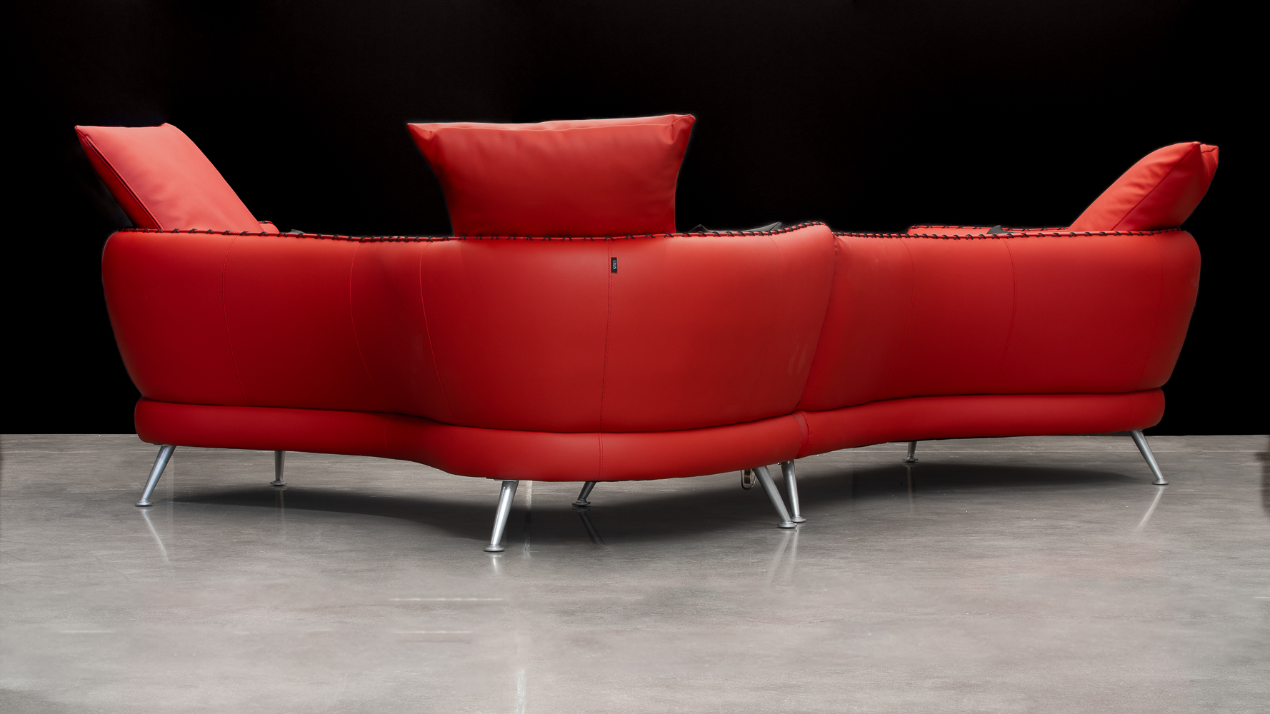 Vitali Sectional - Red