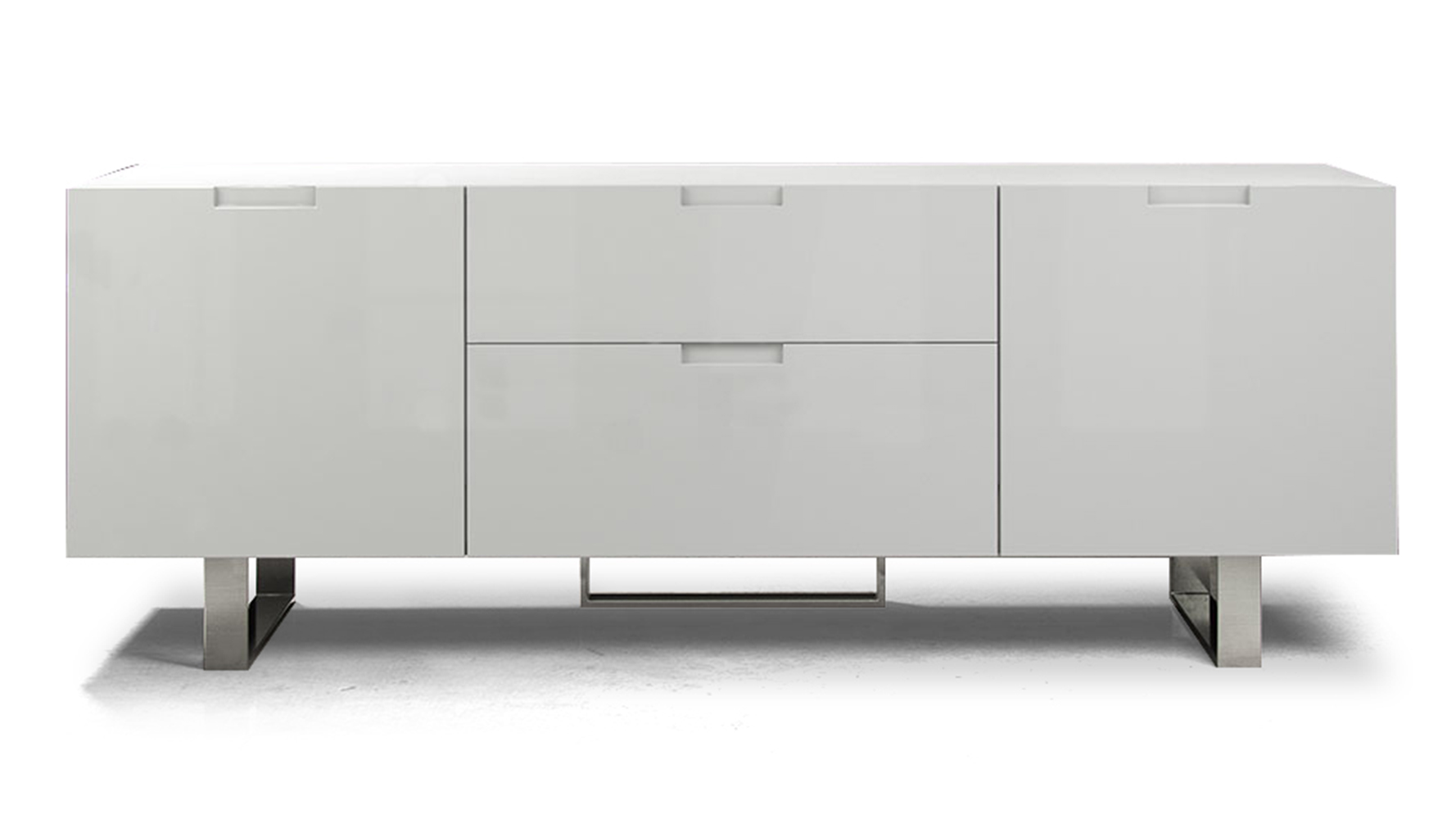 White Lacquer Media Lisa Media Console By Century Gabberts