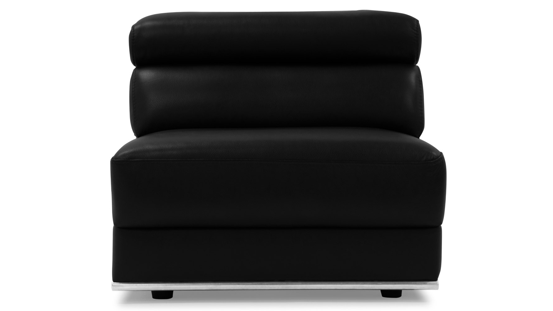 Wynn Armless 1 Seater Black