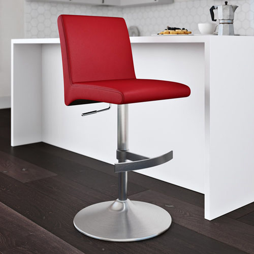 Zuri Furniture Flat Bar Stool Zuri Bar Table Dunelm