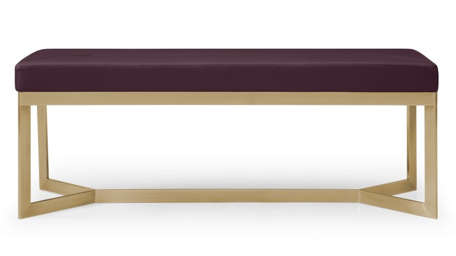 Garland Bench - Purple/Gold