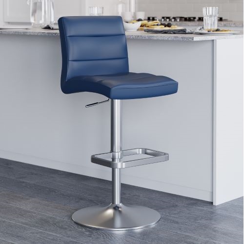 Lush Bar Stool - Dark Blue