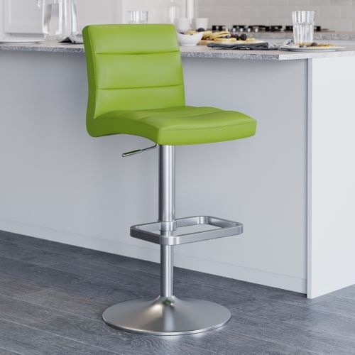 Lush Bar Stool - Lime Green