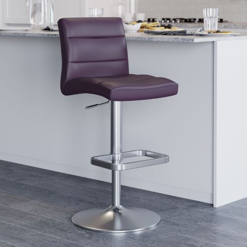 Lush Bar Stool - Purple